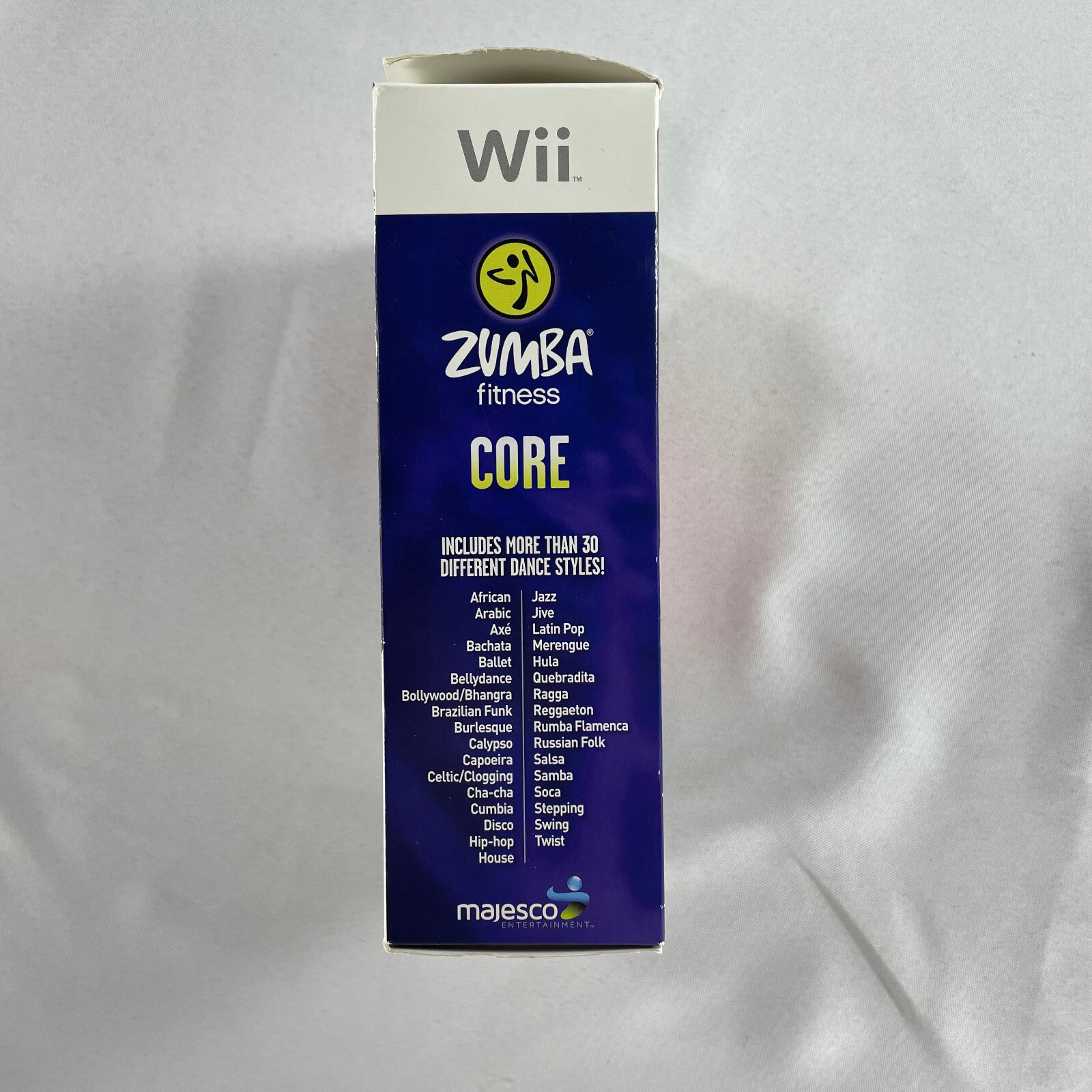 New/Sealed Zumba Fitness Core Big Box Nintendo Wii Video Game workout belt