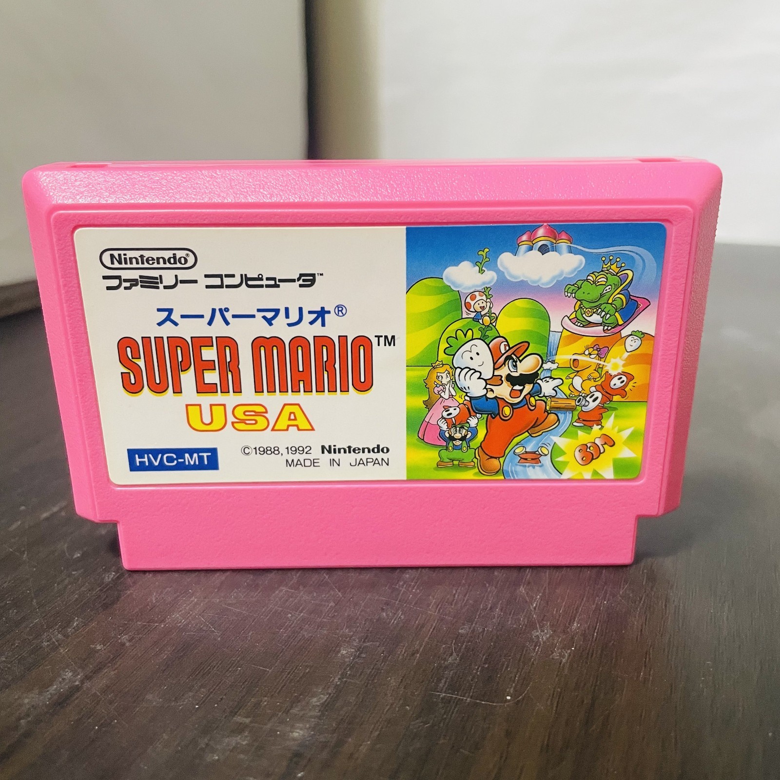 Super Mario USA Nintendo Famicom NES 1992 HVC-MT Japanese Version Action Rare