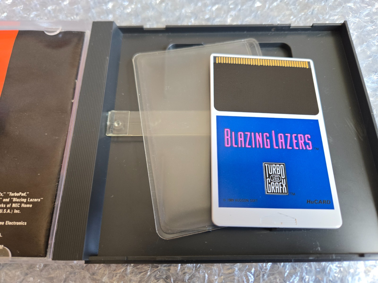 Turbografx 16 Blazing Lazers CIC AUTHENTIC