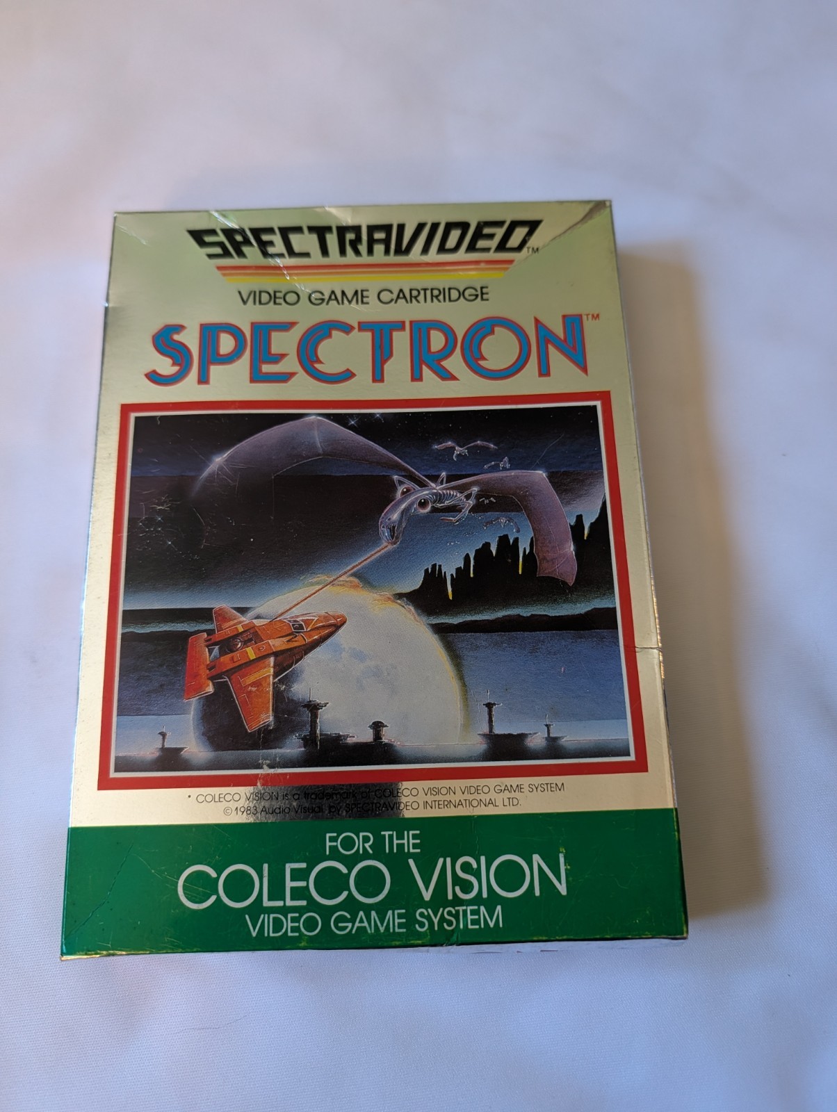 Vintage 1983 Spectron Spectravideo ColecoVision Video Game Cartridge And Box