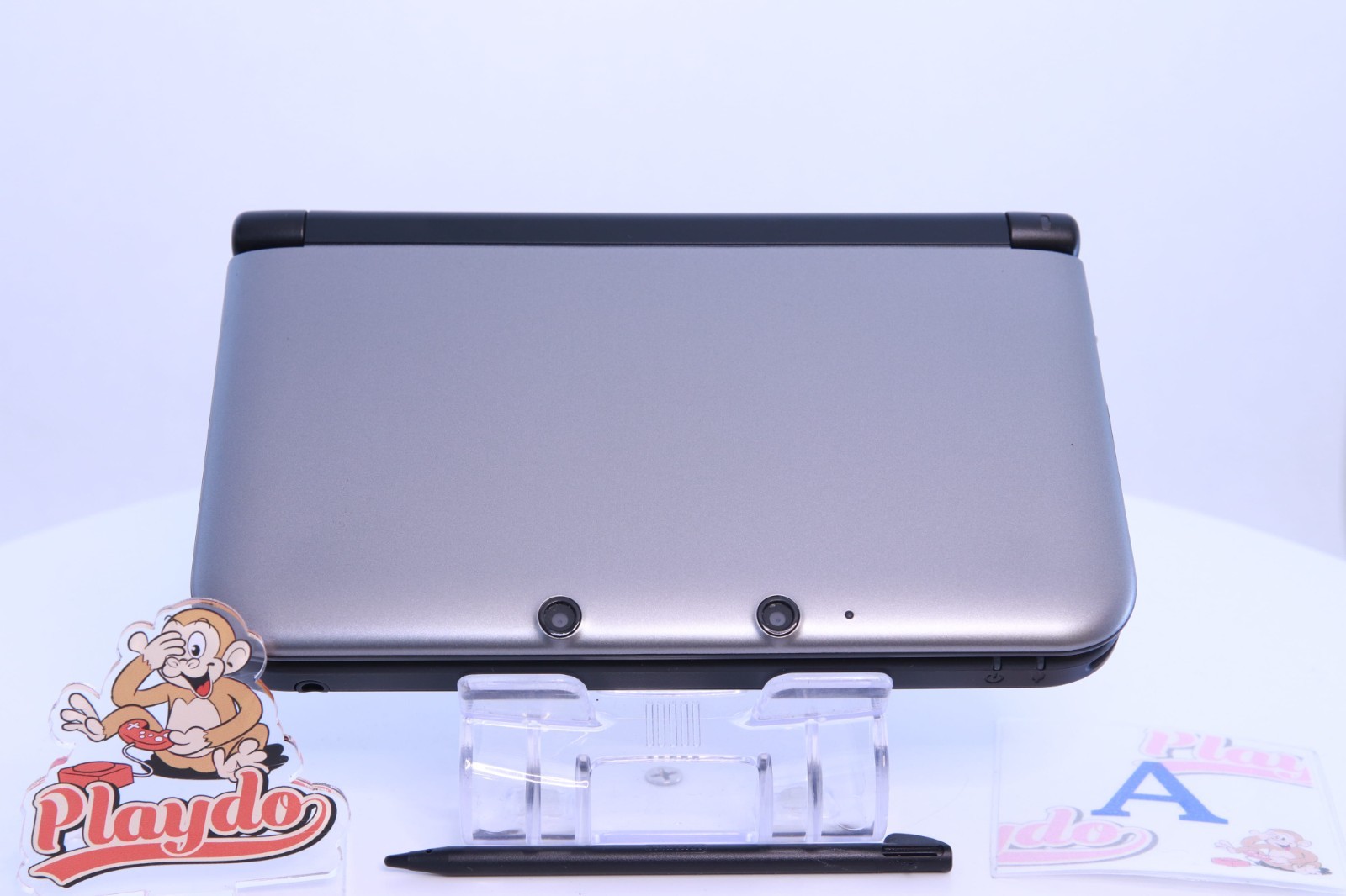 JP Game Nintendo 3DS LL XL Silver Black [Rank :A] Region-locked