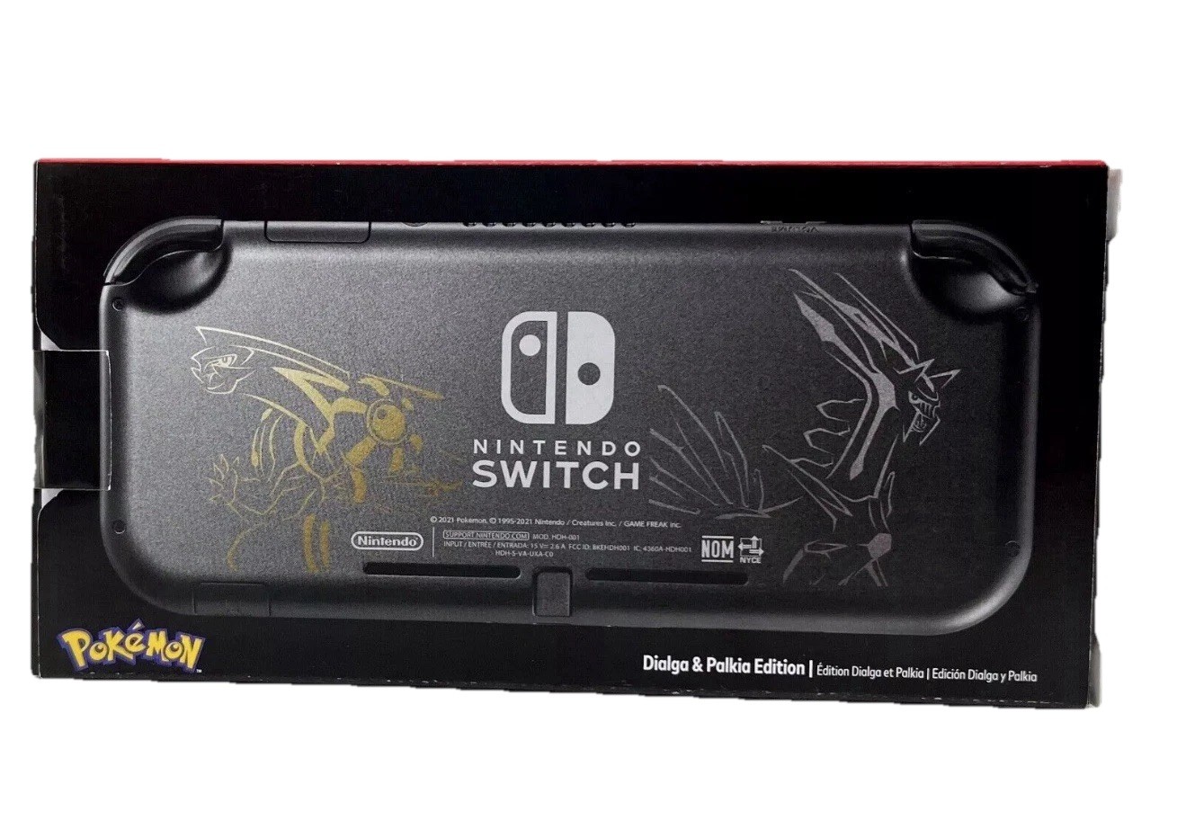 Nintendo Switch Lite Pokemon Dialga and Palkia Edition BRAND NEW CASE FRESH NIB