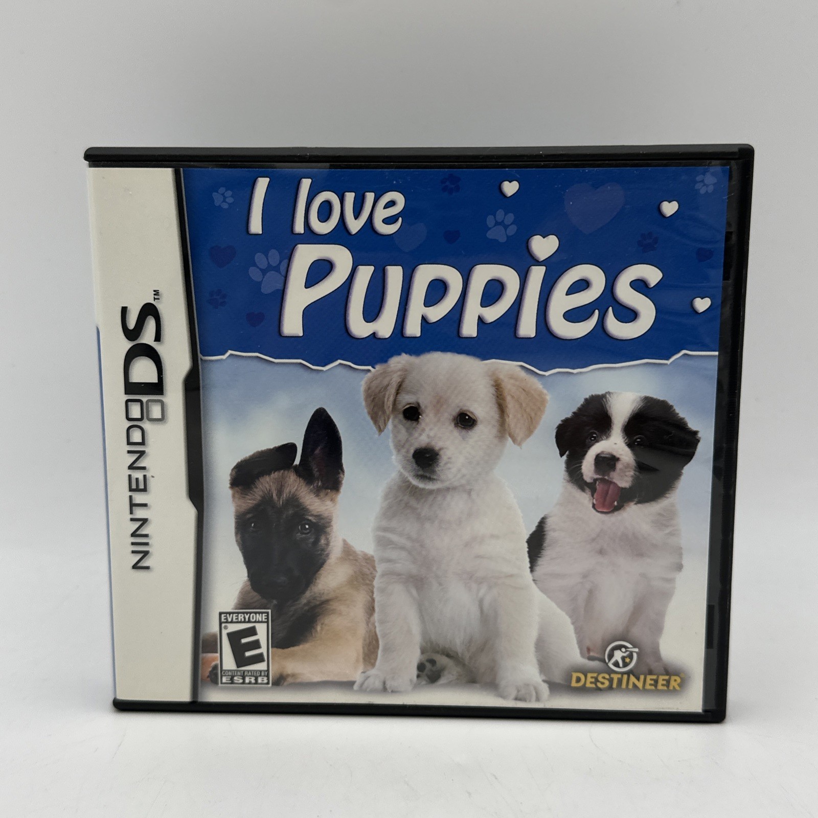 Nintendo DS 4 Game Lot CIB Nintendogs Petz Rescue Paws & Claws I Love Puppies