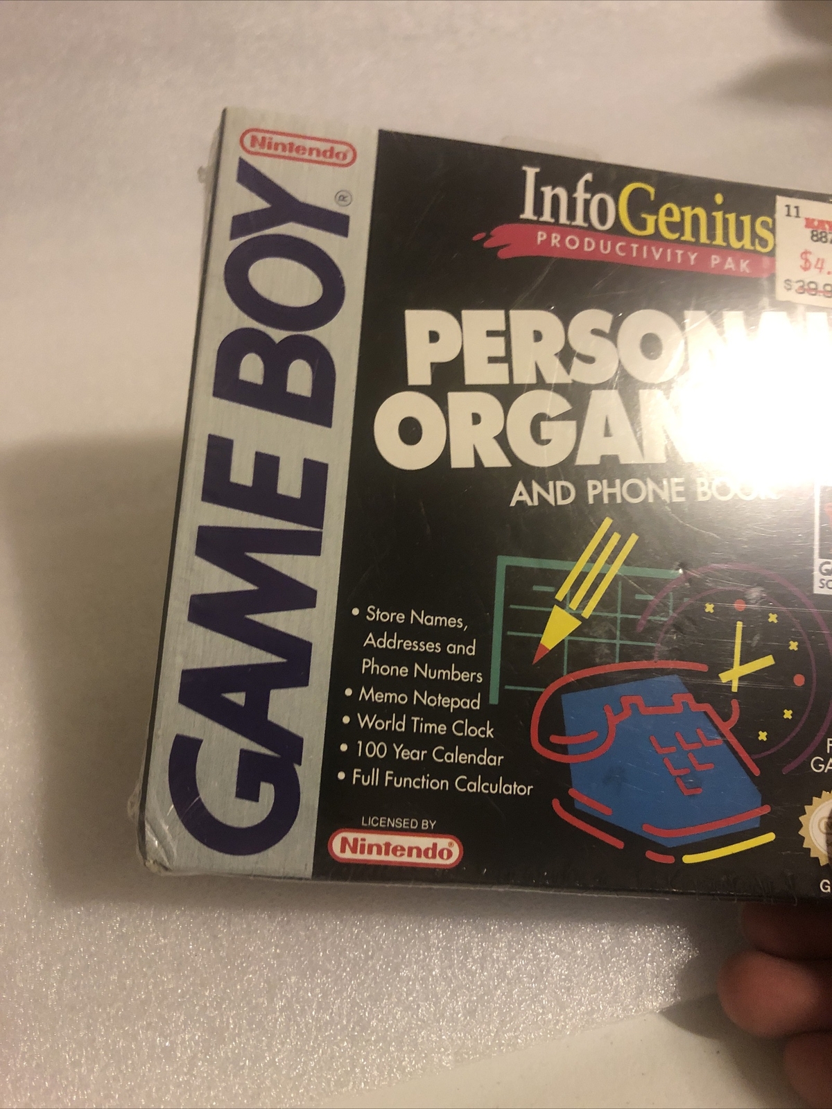 Nintendo Gameboy InfoGenius Productivity Pack Personal Organizer SEALED