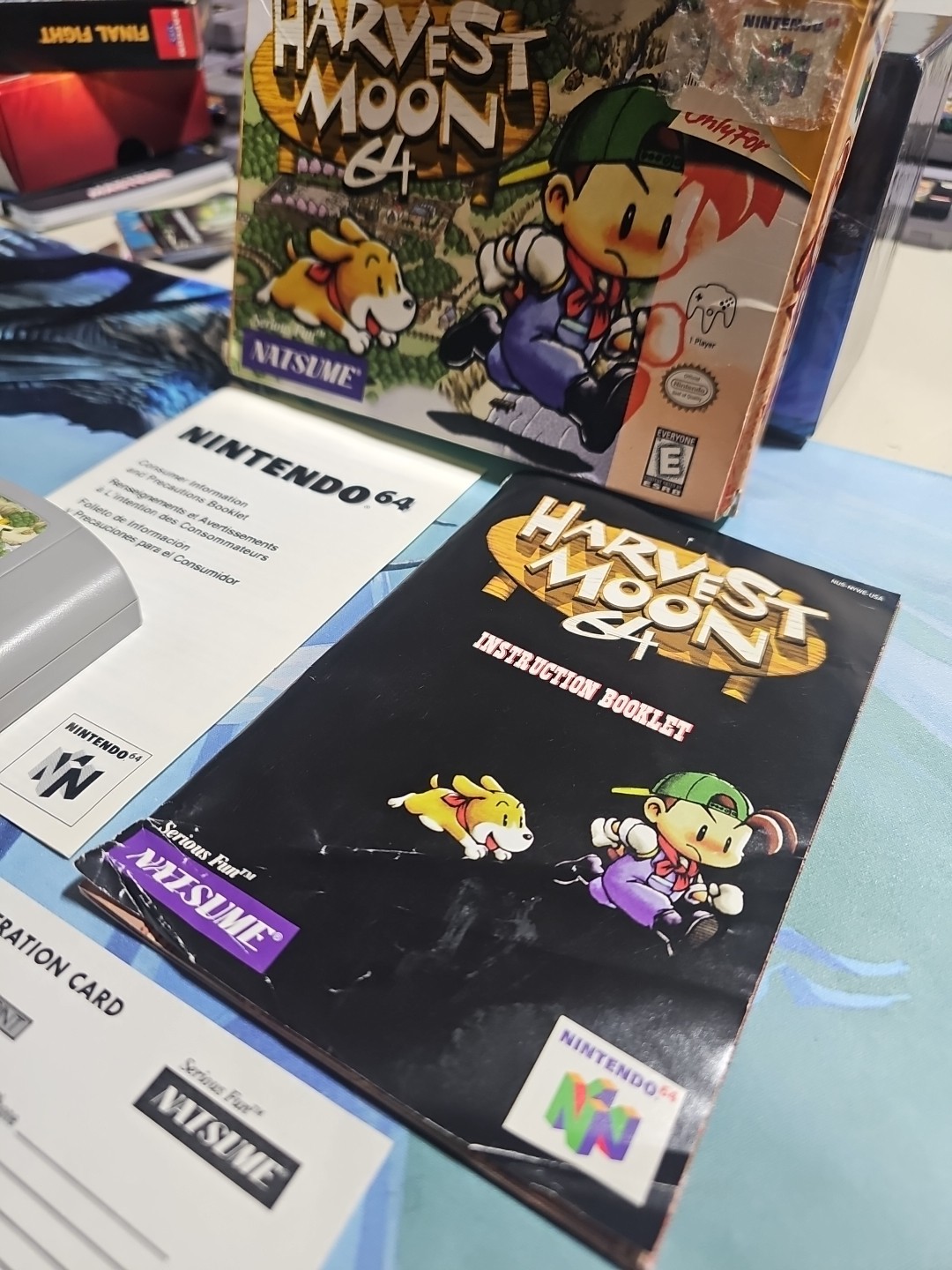 Harvest Moon 64 N64 CIB Box And Inserts Registration Card Authentic 🇺🇸