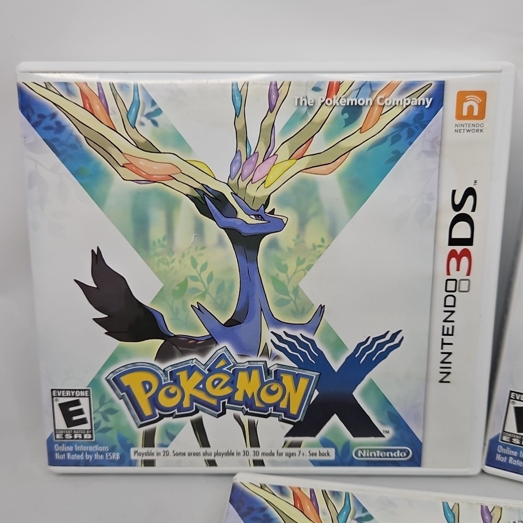 Pokémon X – Nintendo 3DS 3x Empty Cases No Games