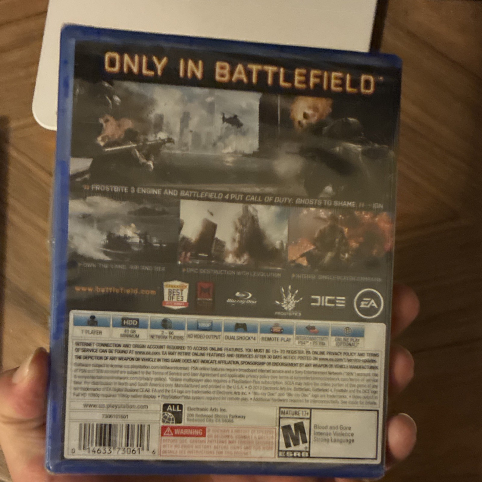 Electronic Arts Battlefield 4 (Battlefield Series) M Shooter PS4 NTSC-U/C Multi…