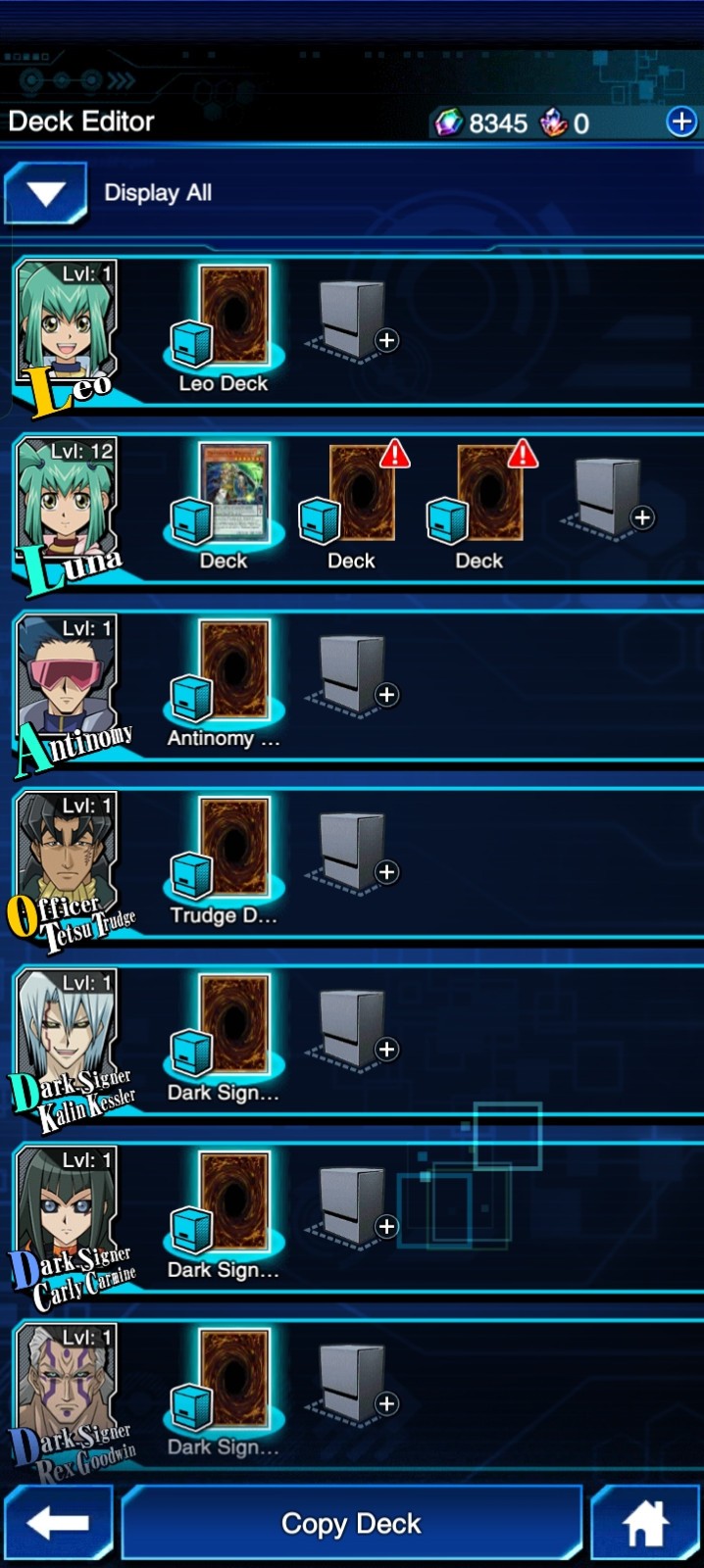 YU GI OH DUEL LINKS IOS, ANDROID, 111 characters, ,9485 gems, 21 decks, 821 box