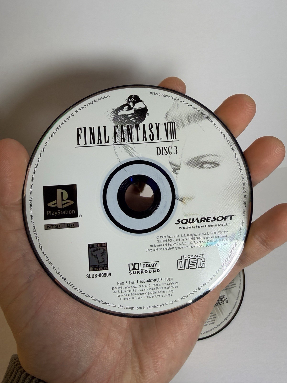 Final Fantasy VIII 8 (PlayStation 1, 1999) PS1 Discs 1,2,3, & 4 Only – Tested