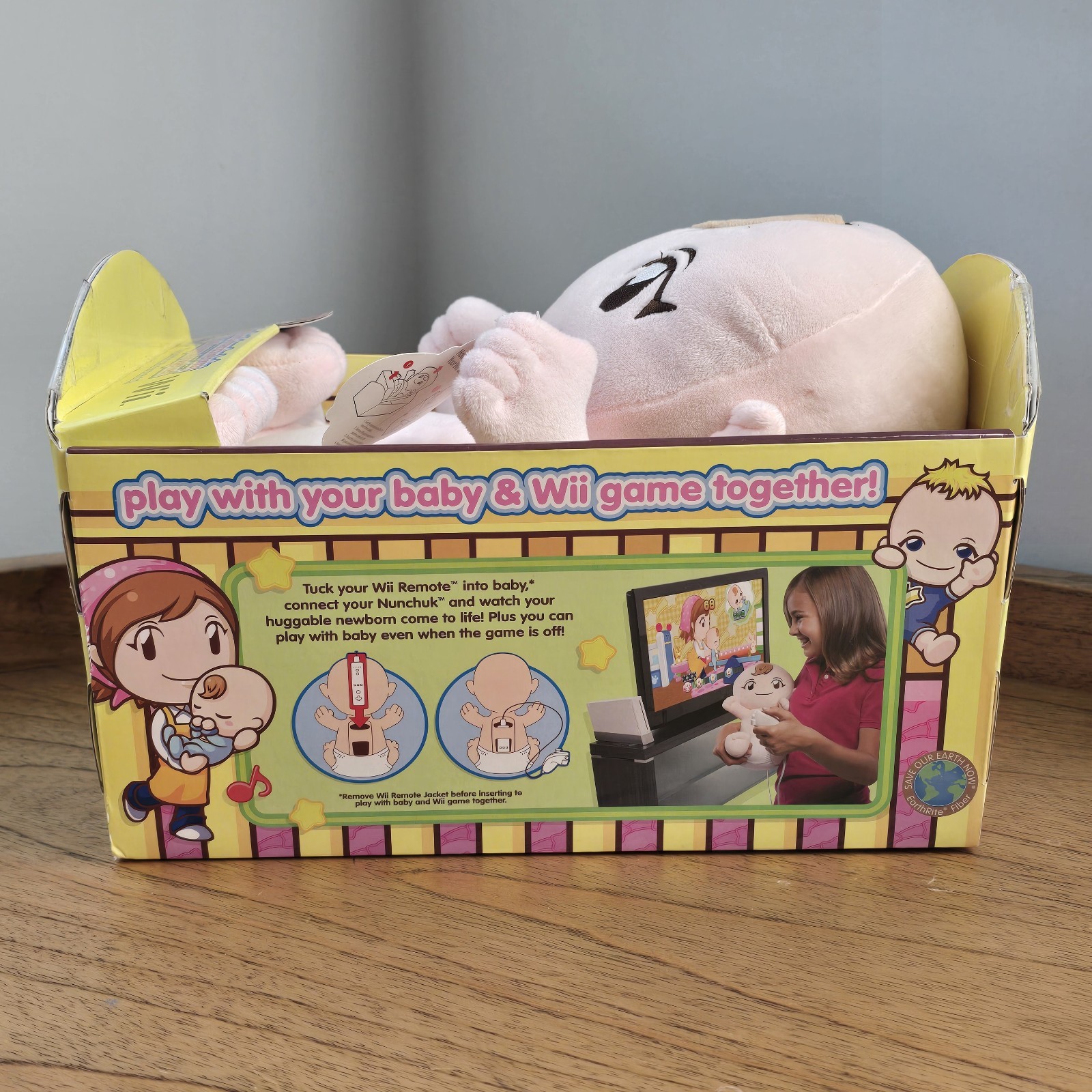 Babysitting Mama Game with Plush Interactive Baby Nintendo Wii NEW WITH BOX 👀