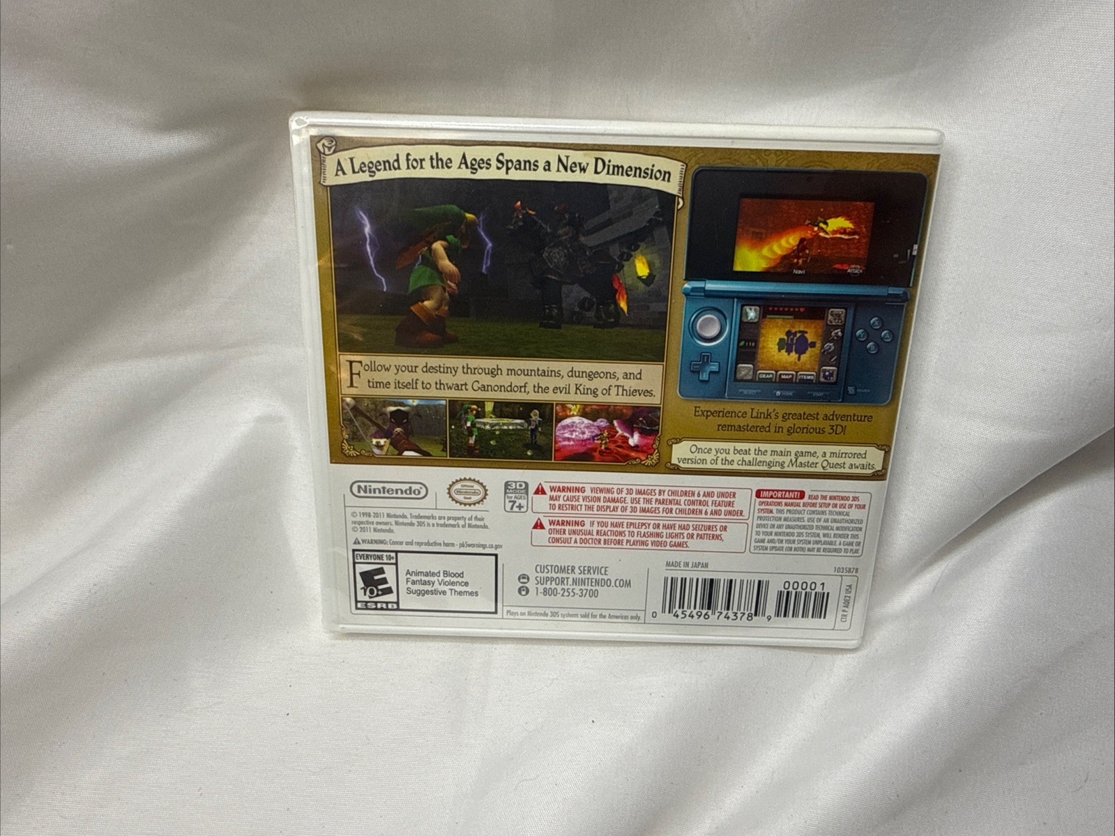 The Legend of Zelda: Ocarina of Time 3D – Nintendo Selects – New Sealed US Ver.