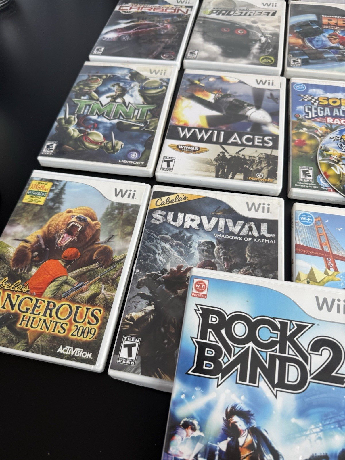 Lot of 19 Wii Games For Kids Boys Rated E Everyone Racing Fishing Skylanders