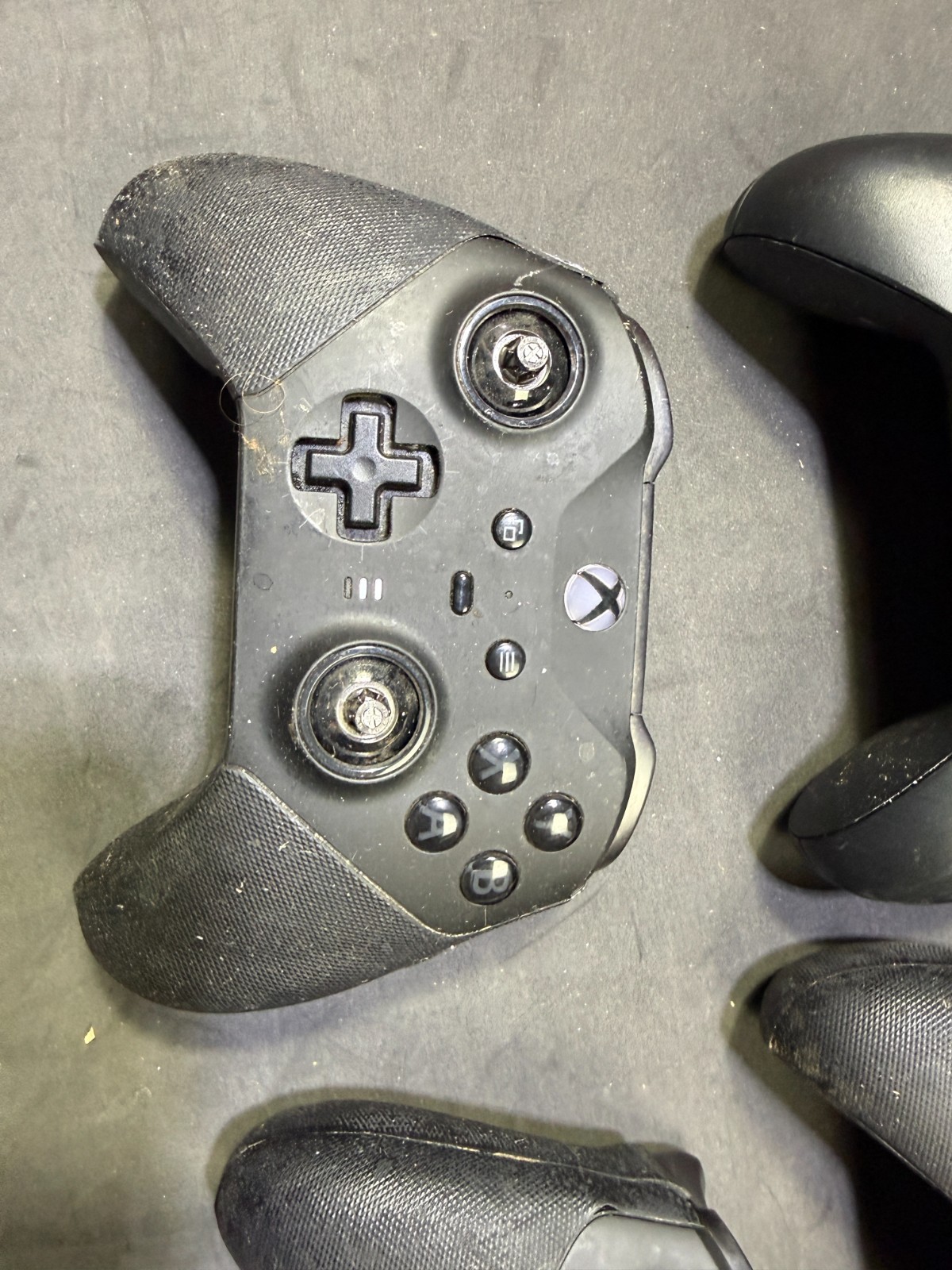 lot of 7 various untested controllers Xbox Elite Series 2, hex gaming ps5, nes