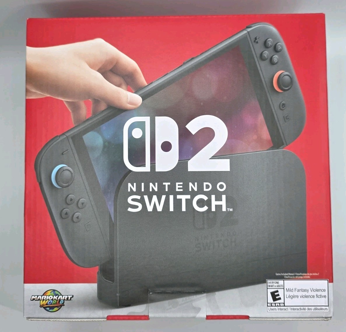 NINTENDO SWITCH 2 Mario Kart World Bundle, Black ORIGINAL NEW SEALED IN HAND