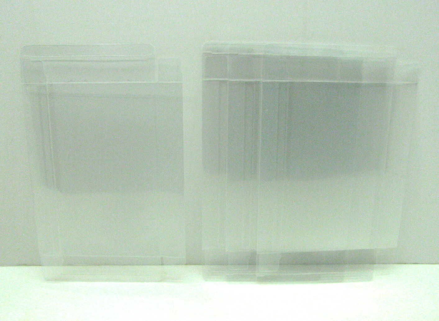 10x SEGA GENESIS CIB GAME – CLEAR PLASTIC PROTECTIVE BOX PROTECTOR SLEEVE CASE