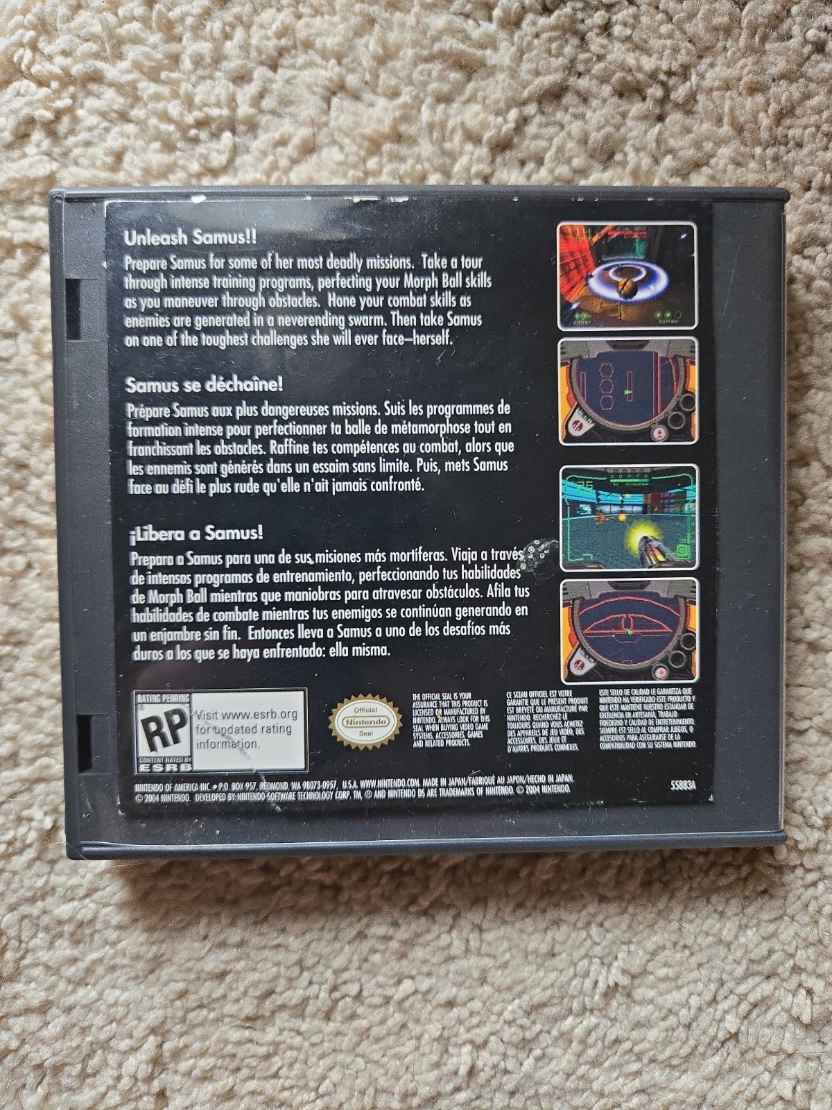 Metroid Prime: Hunters First Hunt Nintendo DS 2006 Authentic With Manual