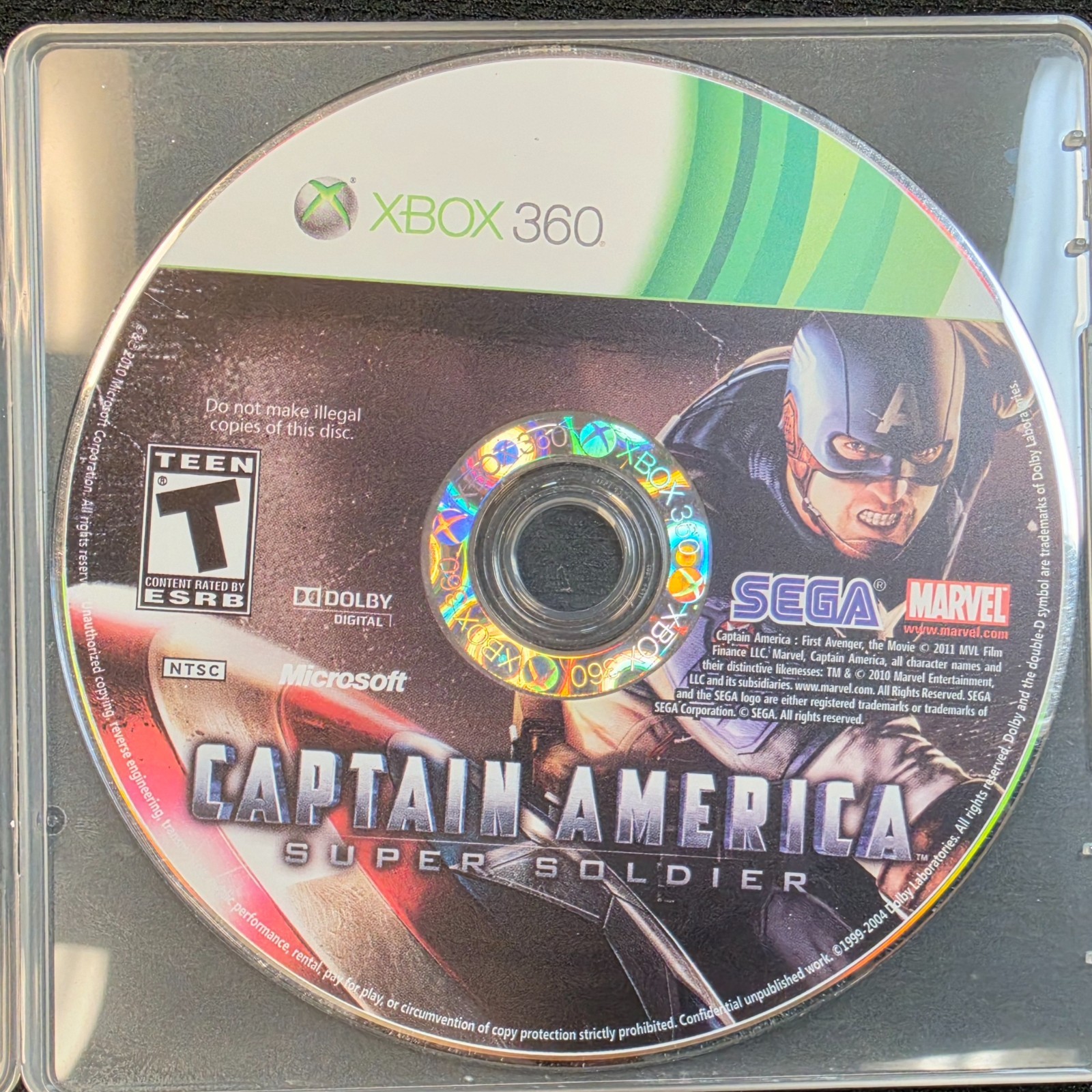 Captain America: Super Soldier (Xbox 360, 2011)