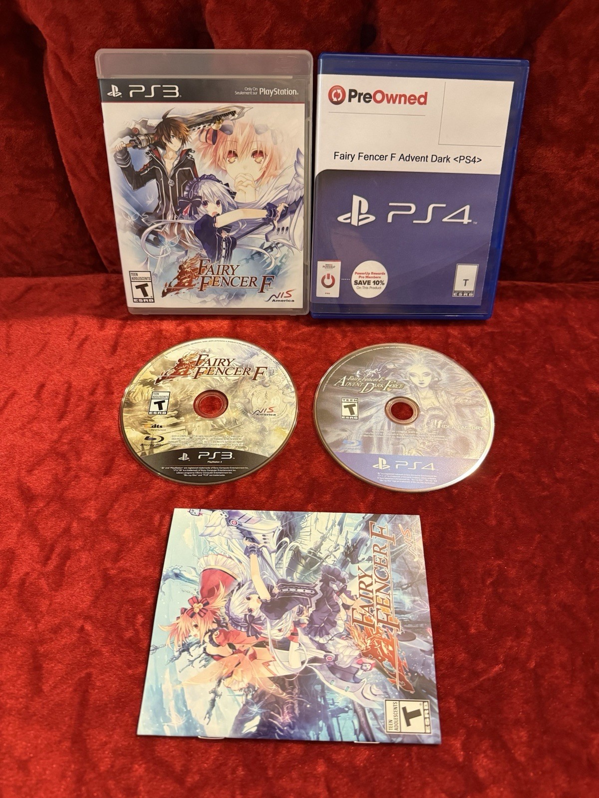 Fairy Fencer F: Advent Dark Force PS4 & Fairy Fencer F Sony PlayStation 3 CIB