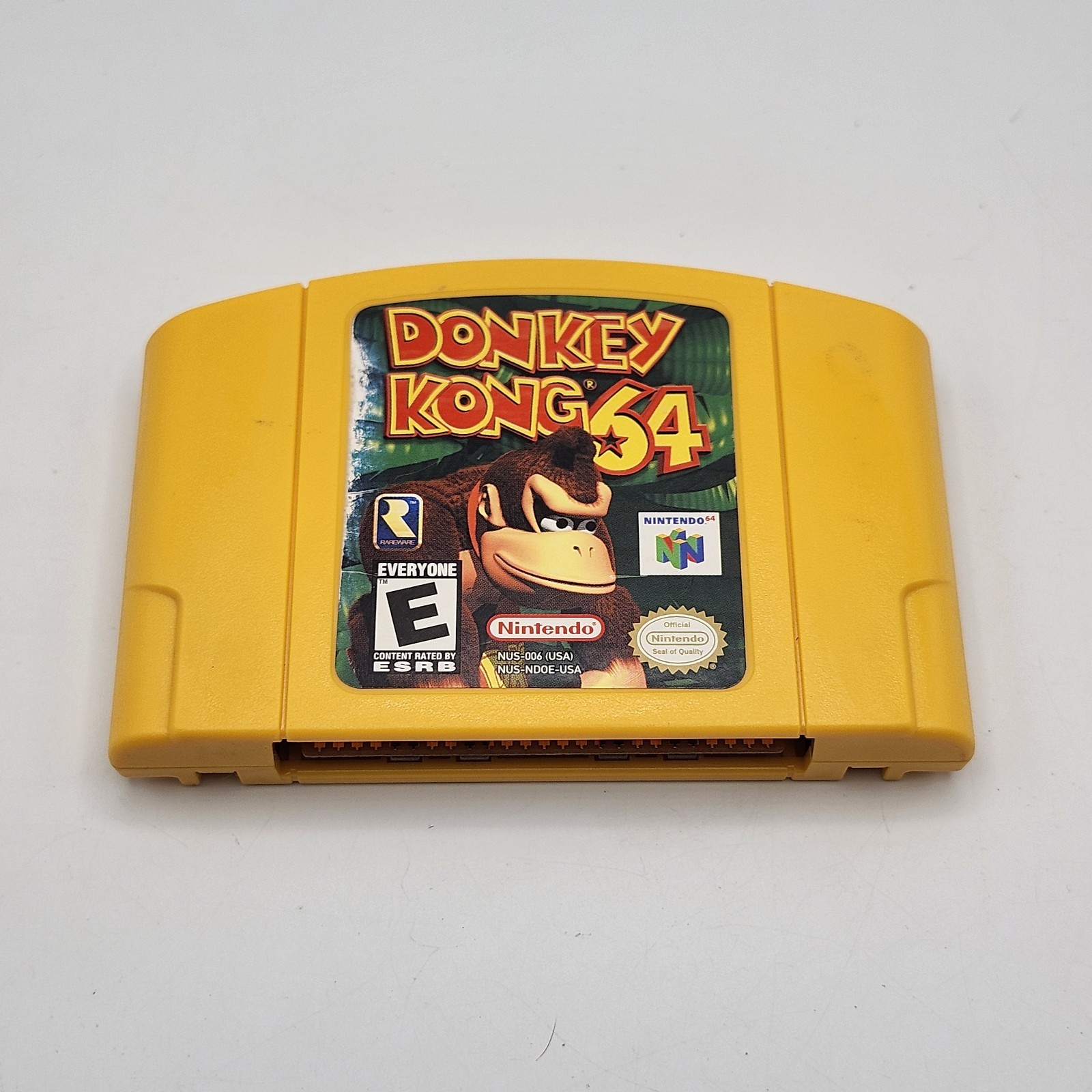 Donkey Kong N64 (Nintendo N64, 1997) Video Game Cartridge Tested