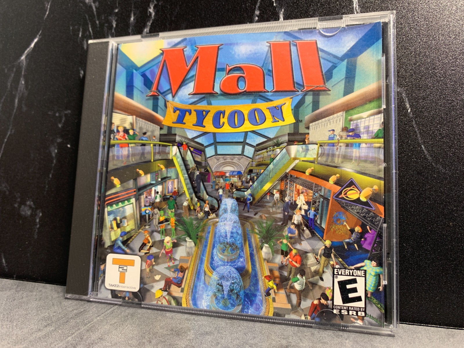 Original Vintage Mall Tycoon 2002 PC CD-ROM Computer Video Game Take2Interactive
