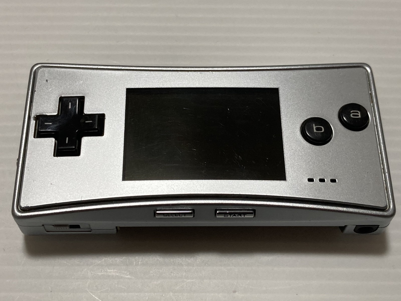 Nintendo Gameboy Micro Silver OXY-001 Handheld Console w/SuperMarioBros. #2