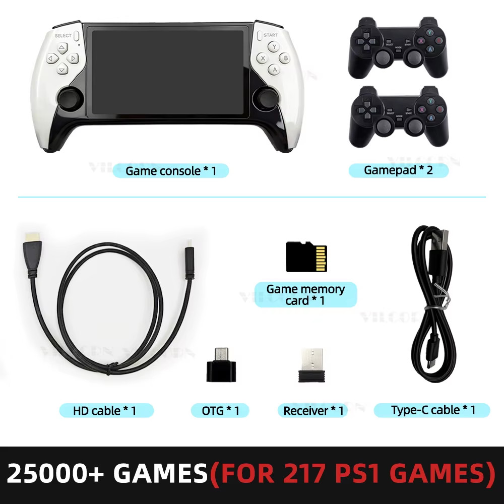 SF3500 5″ Handheld Game Console for PS1 GBA SNES MAME Retro Gaming