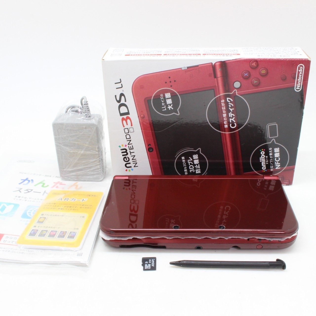 [ MINT IN BOX ] NINTENDO NEW 3DS XL Metallic RED Game Console From Japan 4318