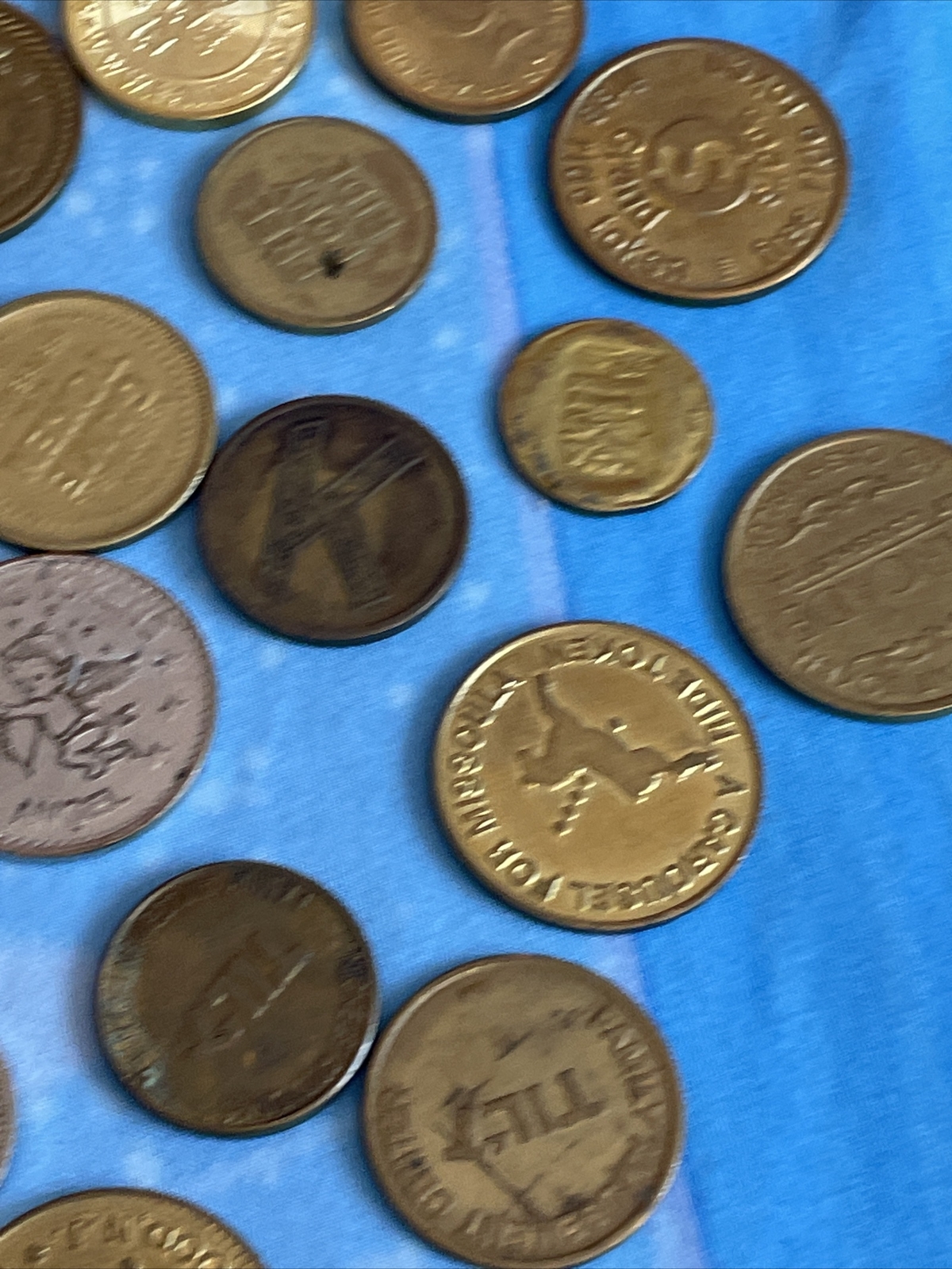Arcade Token Lot Games Tokens Gaming Fun