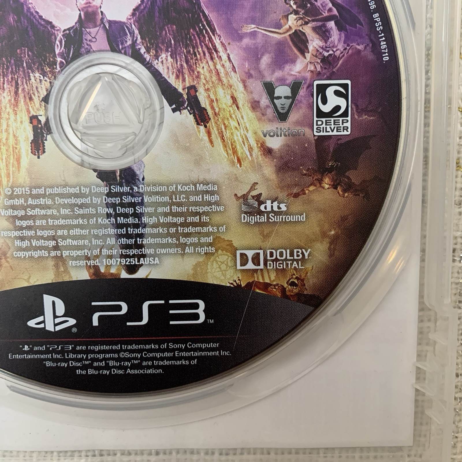 Saints Row Gat Out Of Hell First Edition PlayStation 3 PS3 2015 Deep Silver