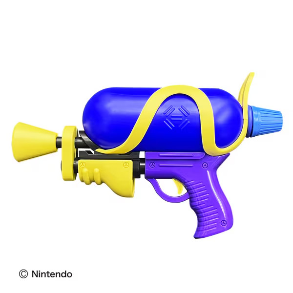 2026 Splash Shooter w/ Ink Tank BLUE Water Gun Splatoon 3 Nintendo SPT-1301BL