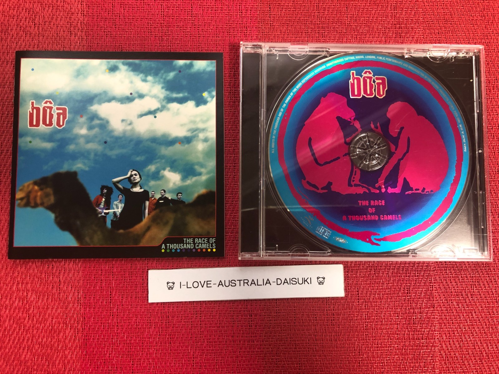 Boa The Race of a Thousand Camels 1998 anime Rain Opening CD