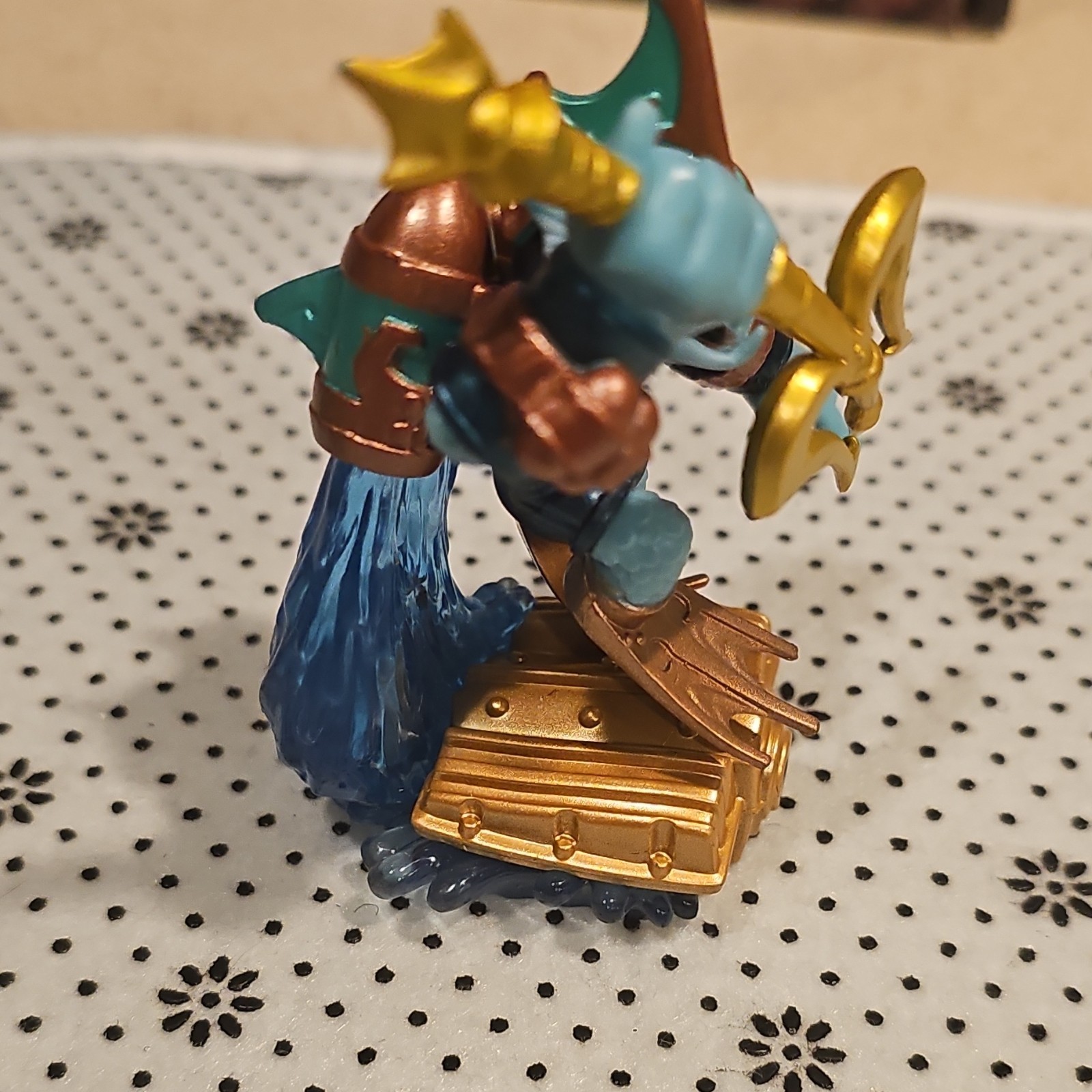 Activision Skylanders SuperChargers Gill Grunt Vehicle Figure Metallic Gold