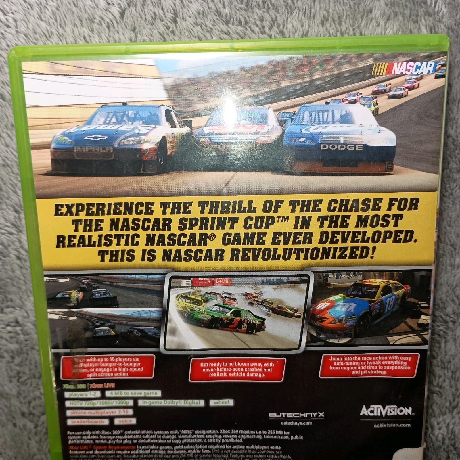 NASCAR The Game 2011 Xbox 360 – Complete In Box W/ Manual CIB Tested Video Game