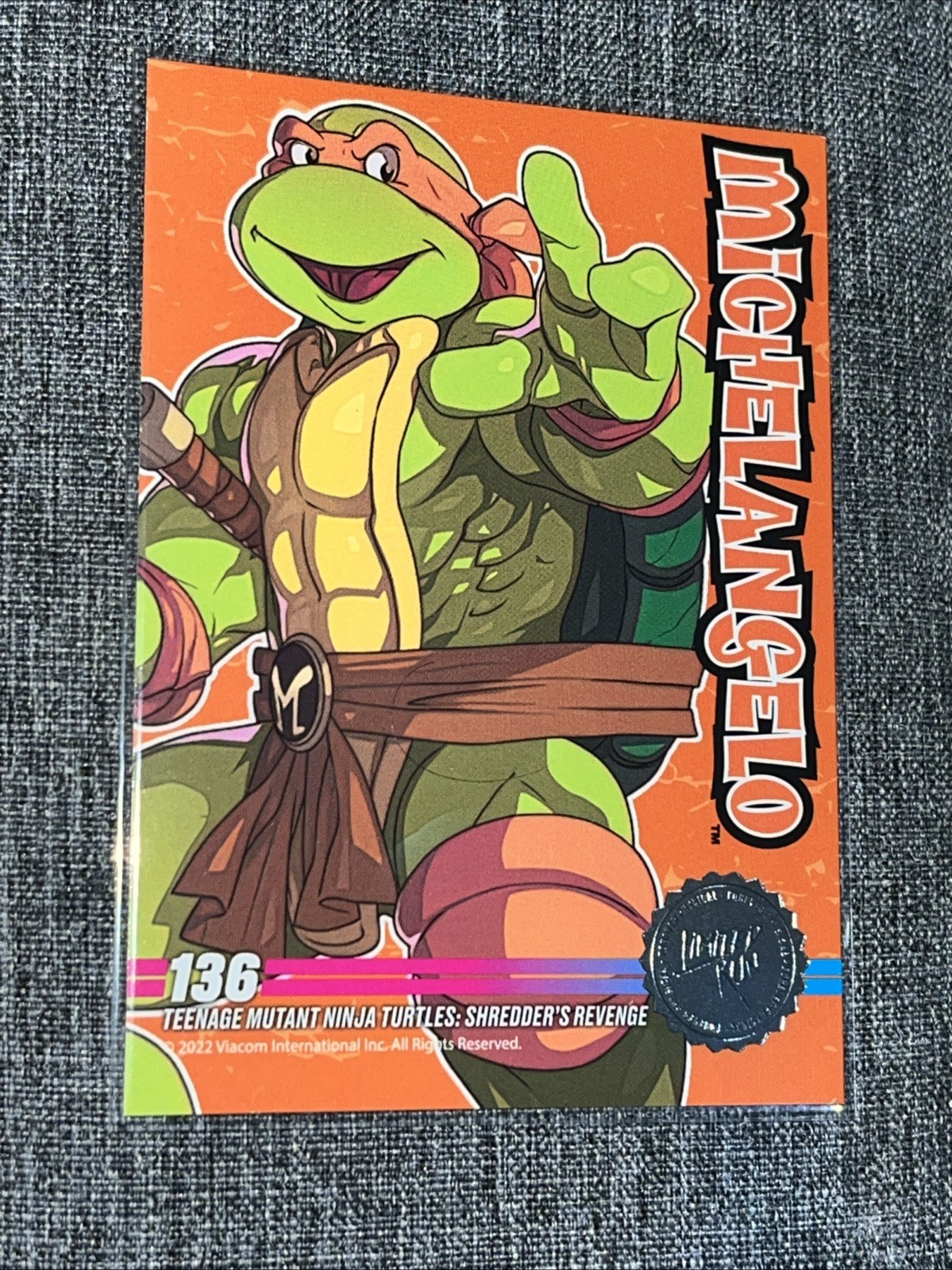 TMNT Shredder’s Revenge – Limited Run Games LRG – Trading Card – 136 – Silver