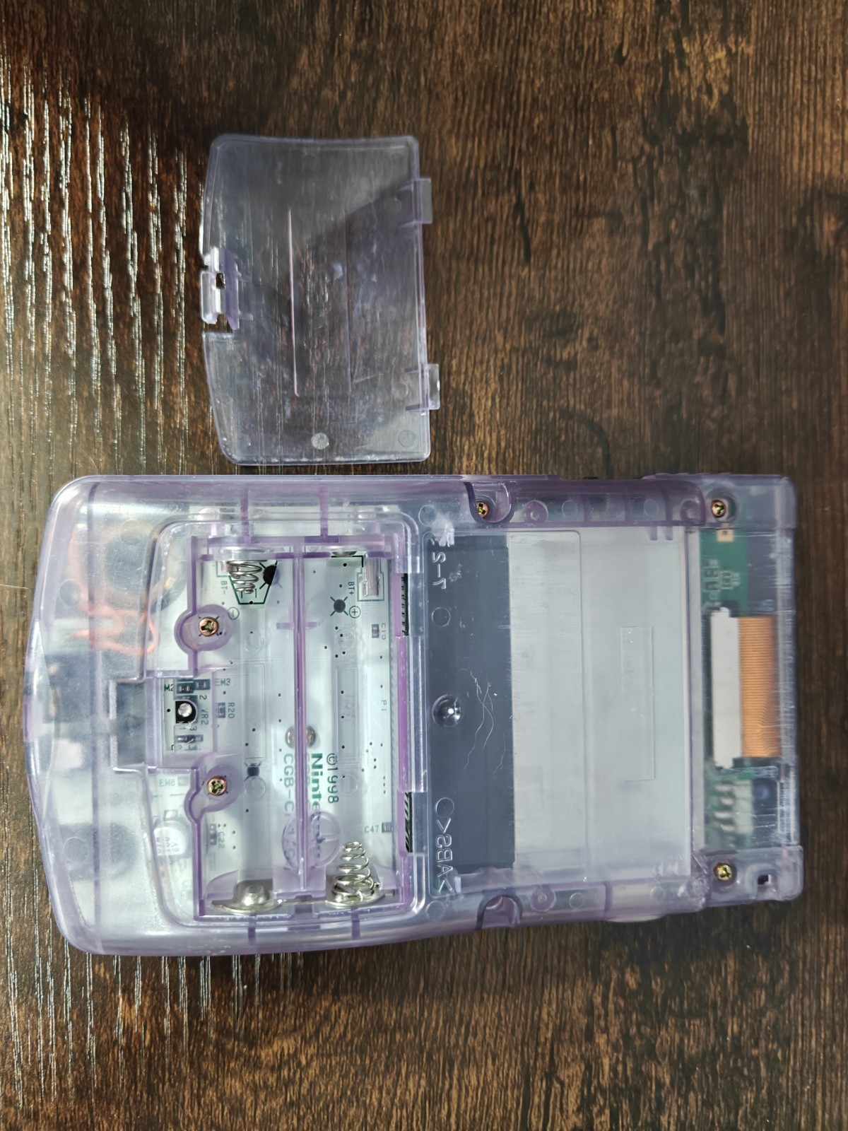 Nintendo Game Boy Color Handheld System – Atomic Purple Very Clean GBC