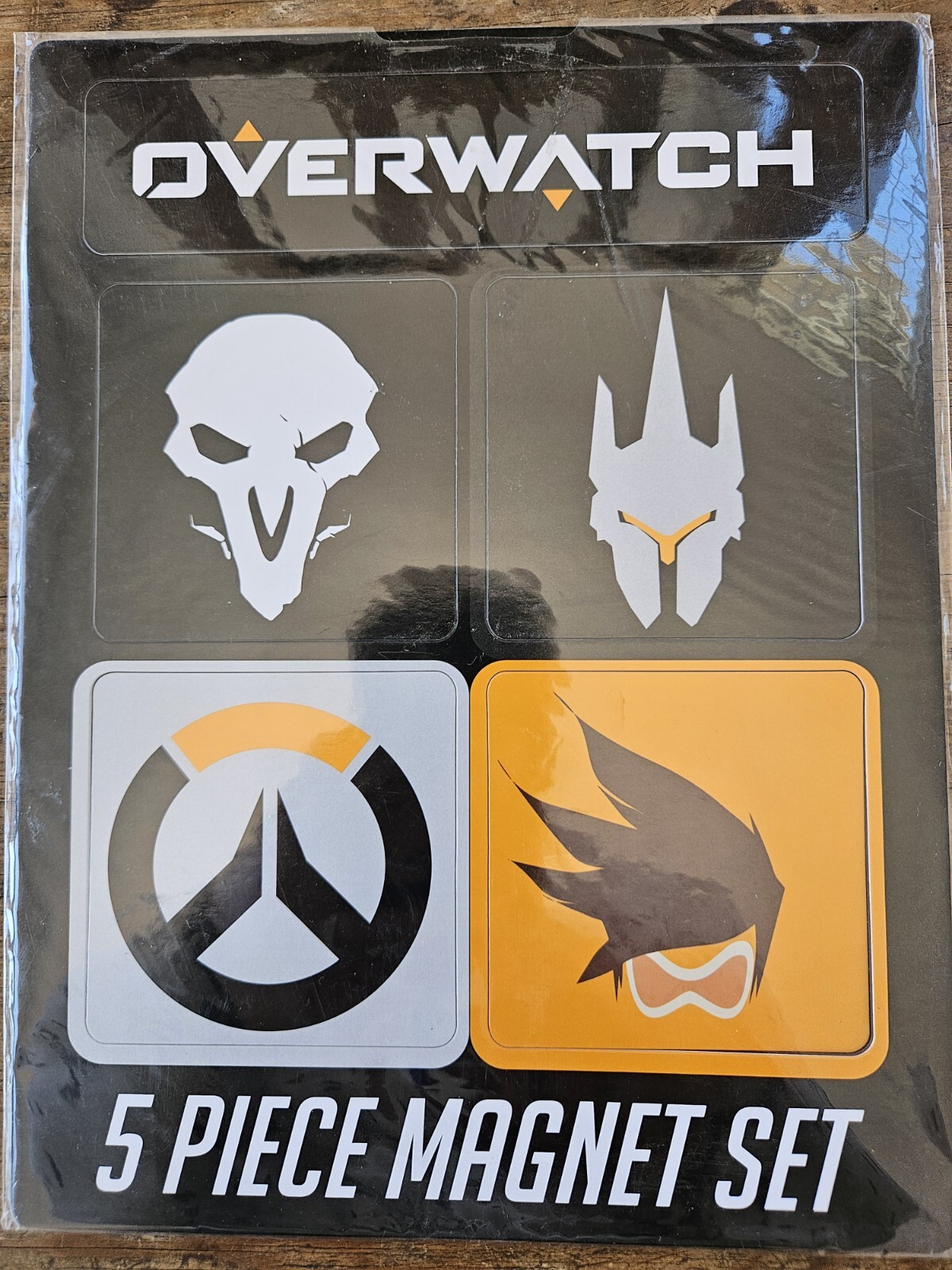 NEW OVERWATCH 5-PIECE JUMBO MAGNET SET