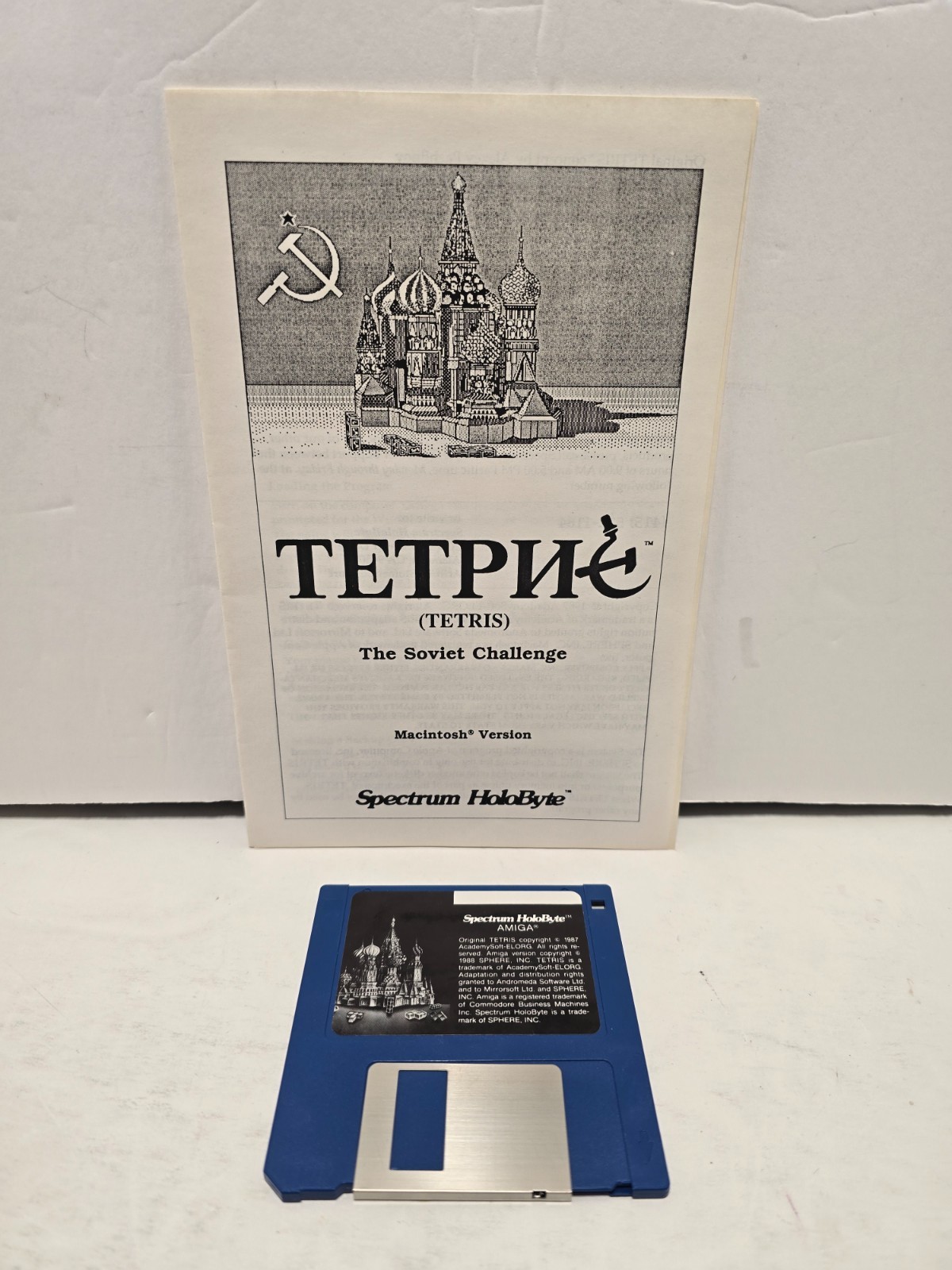 Tetris w/ Manual 3.5″ Commodore Amiga
