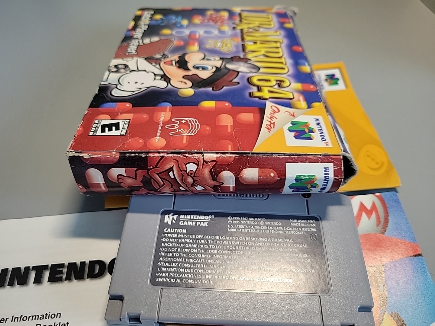 Dr. Mario 64 N64 Nintendo 64 Complete Box and Manual Tested Working