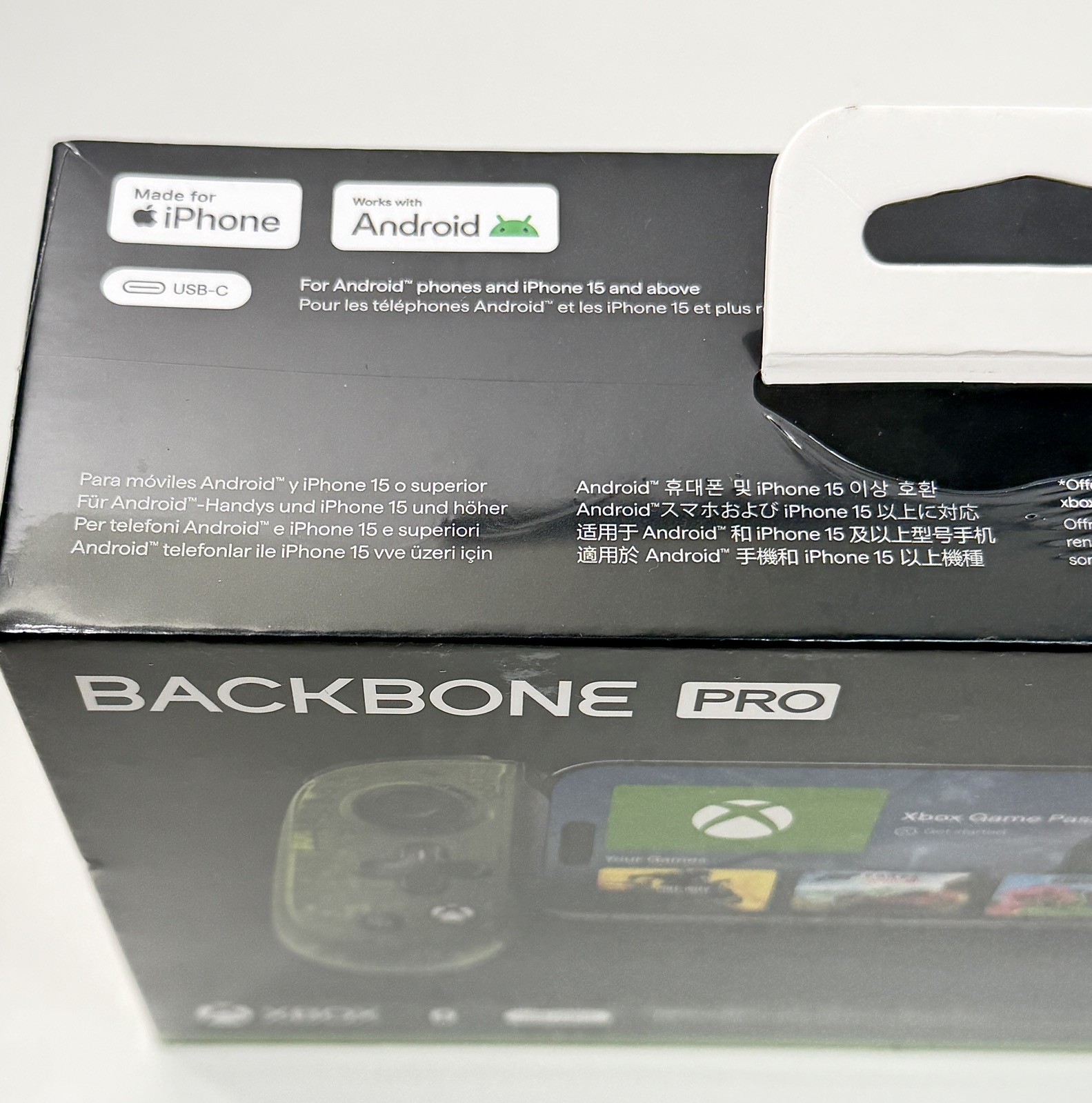 Backbone Pro Mobile Gaming Controller Xbox Edition – Android or iPhone – Sealed