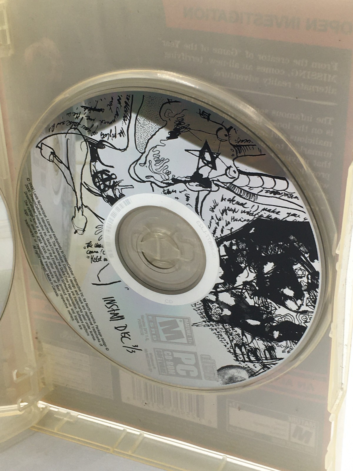 The Adventure Company “Evidence: The Last Ritual” PC CD-ROM Software Rated M 17+