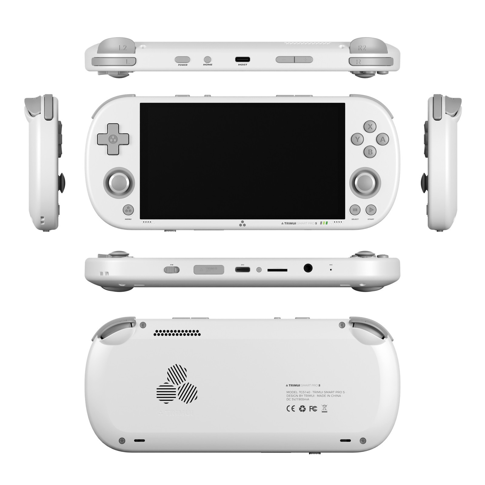 RIMUI SMART PRO S Handheld Game Console, Allwinner A523 2.5x GPU Boost Retro GBA
