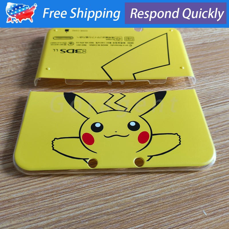 Replacement For New 3DS LL/ 3DS XL Console Pikachu Housing Shell Protective Case