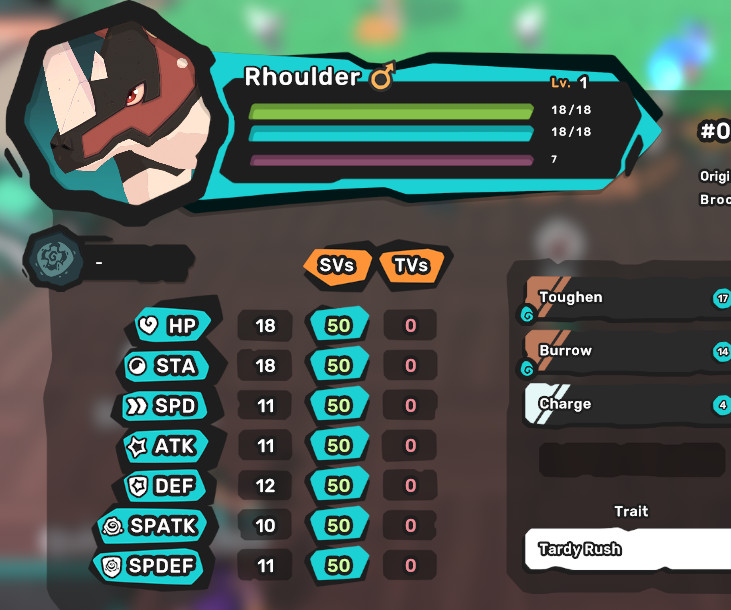 Temtem – All Perfect 7/7SVs Temtems with All Egg Move – Buy 3 Get 1 Free