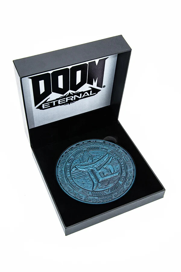 Doom Eternal Hell Priest Challenge Large Coin 4.5″ Inches Across – Bethesda