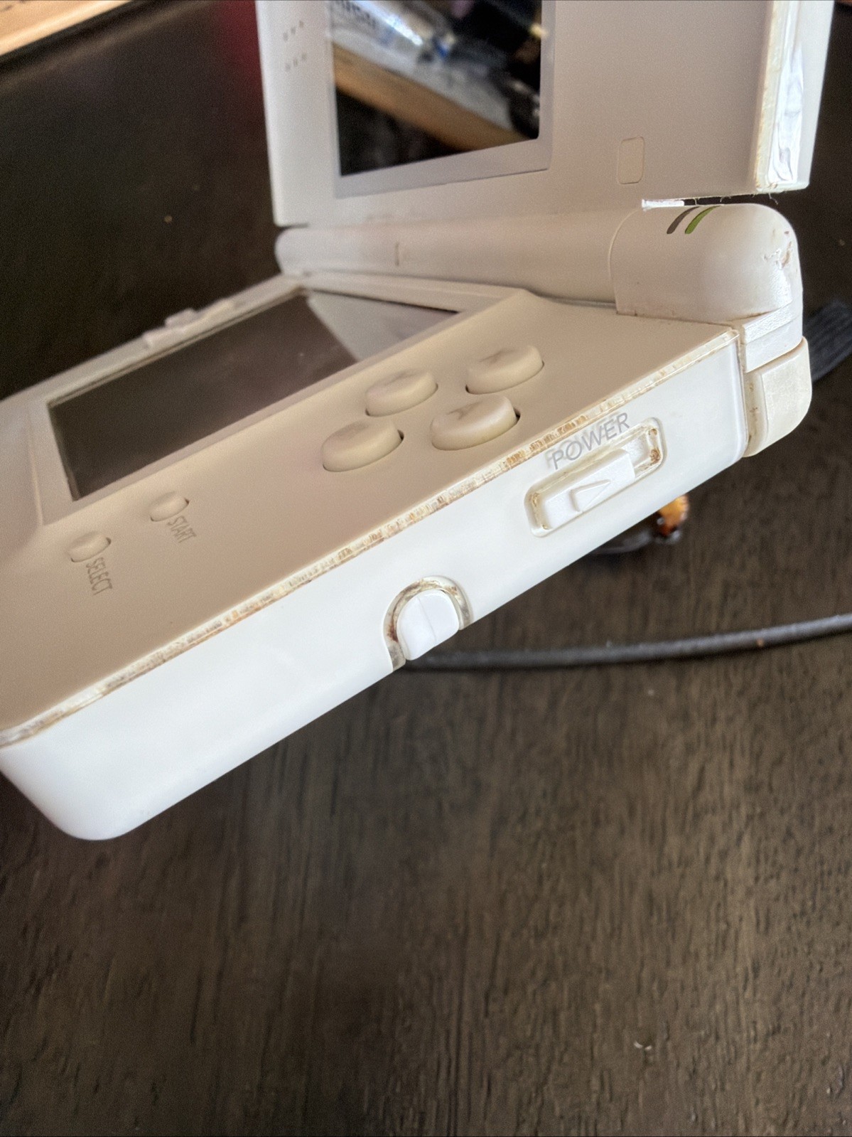 Nintendo DS Lite White Handheld System Working Condition W/stylus And Charger