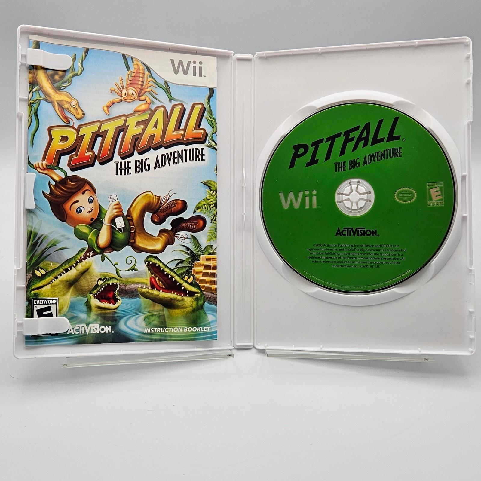 Pitfall: The Lost Expedition Nintendo WII CIB Complete Refurbished Excellent