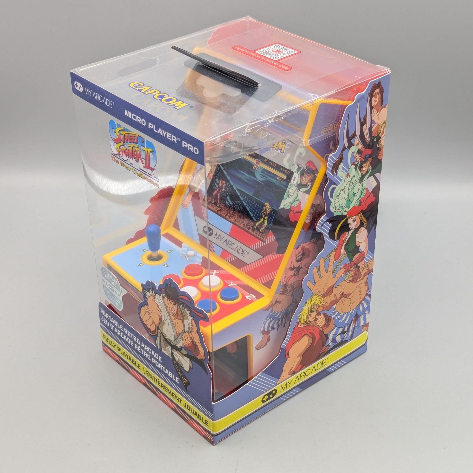 New My Arcade Super Street Fighter II Micro Player Pro 6.75″ Mini Arcade Game