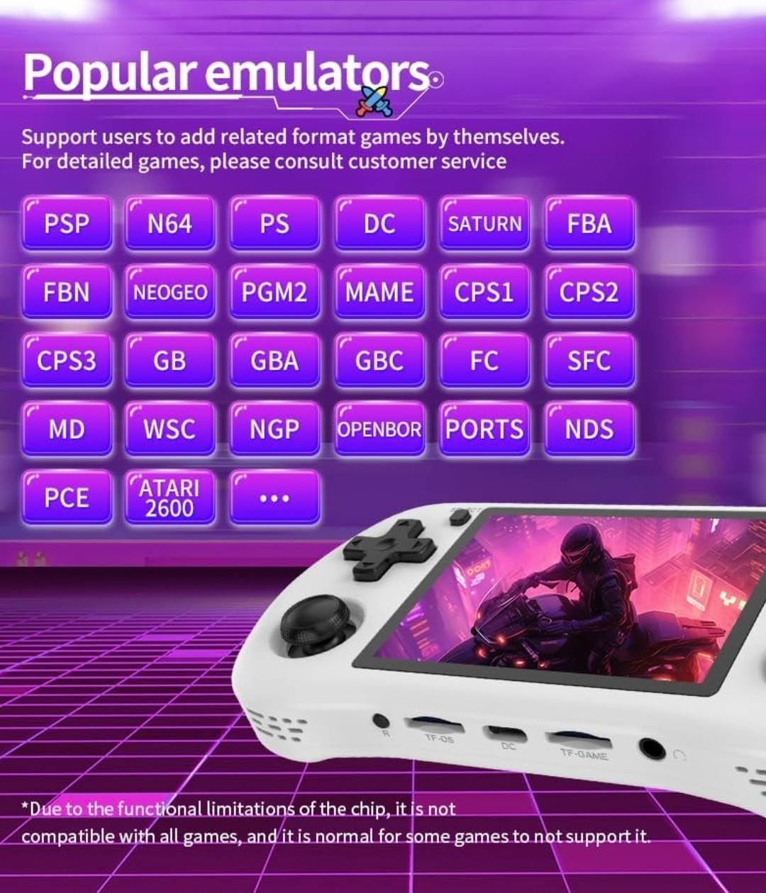Powkiddy NEW X35H Portable Retro Handheld Game Console RK3566 Linux System