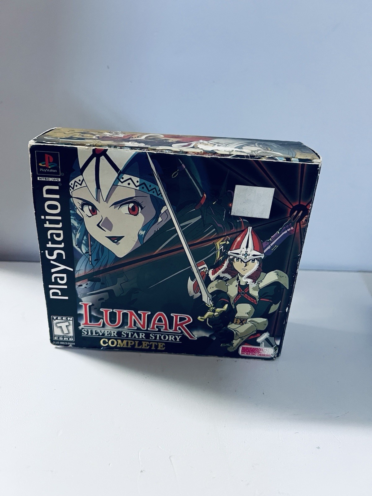 Lunar Silver Star Story Ps1 in Box w/ Music Sound Track, Disc 2 Playstation