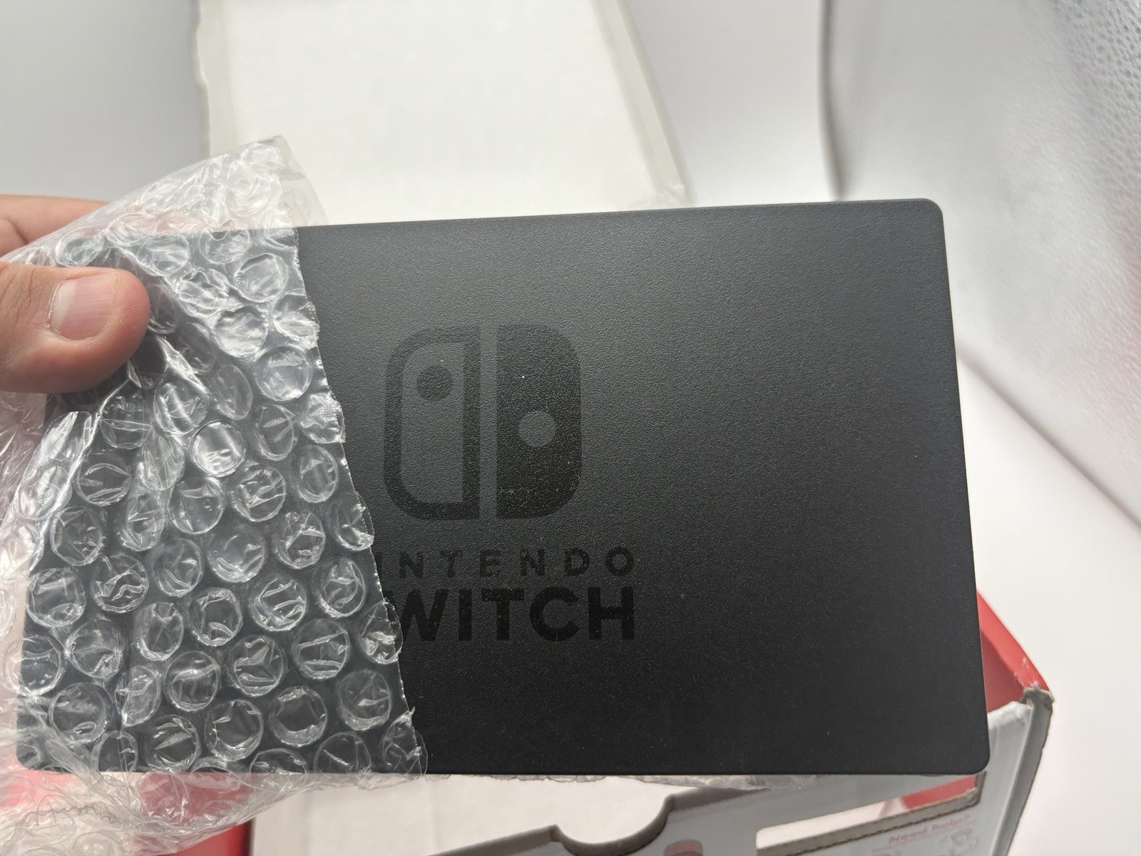 Nintendo Switch CONSOLE – Mario Choose One Bundle – CIB NO GAME – Tested CLEAN